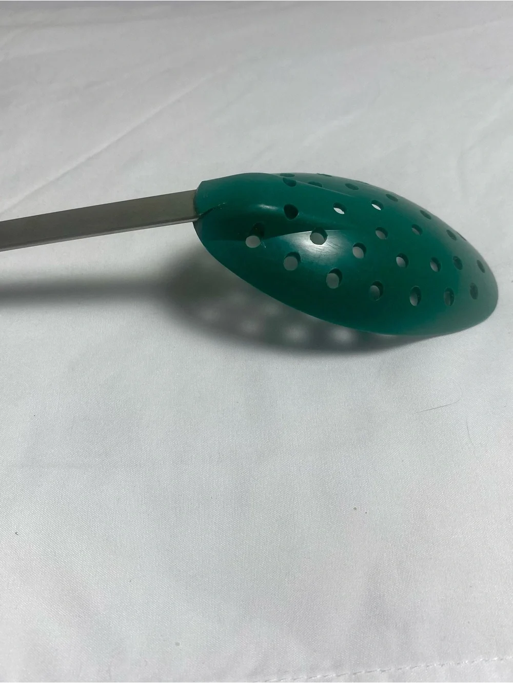 VTG Bonny Stainless Steel Slotted Cooking Serving Spoon Hunter Green USA